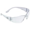 Msa Safety SAFETY WORKS CloseFitting Safety Glasses, AntiFog, AntiScratch Lens, Rimless Frame, Clear Frame 10006315